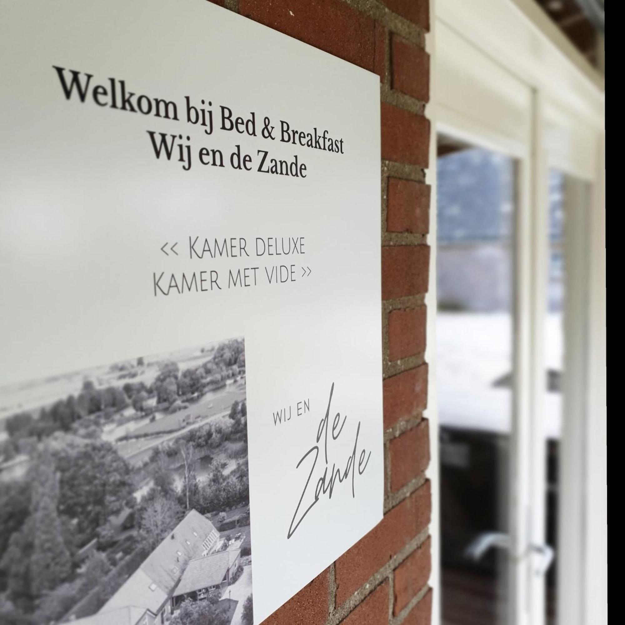 Bed And Breakfast 'Wij En De Zande' Kamperveen ภายนอก รูปภาพ